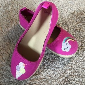 Girls size 11 espadrilles